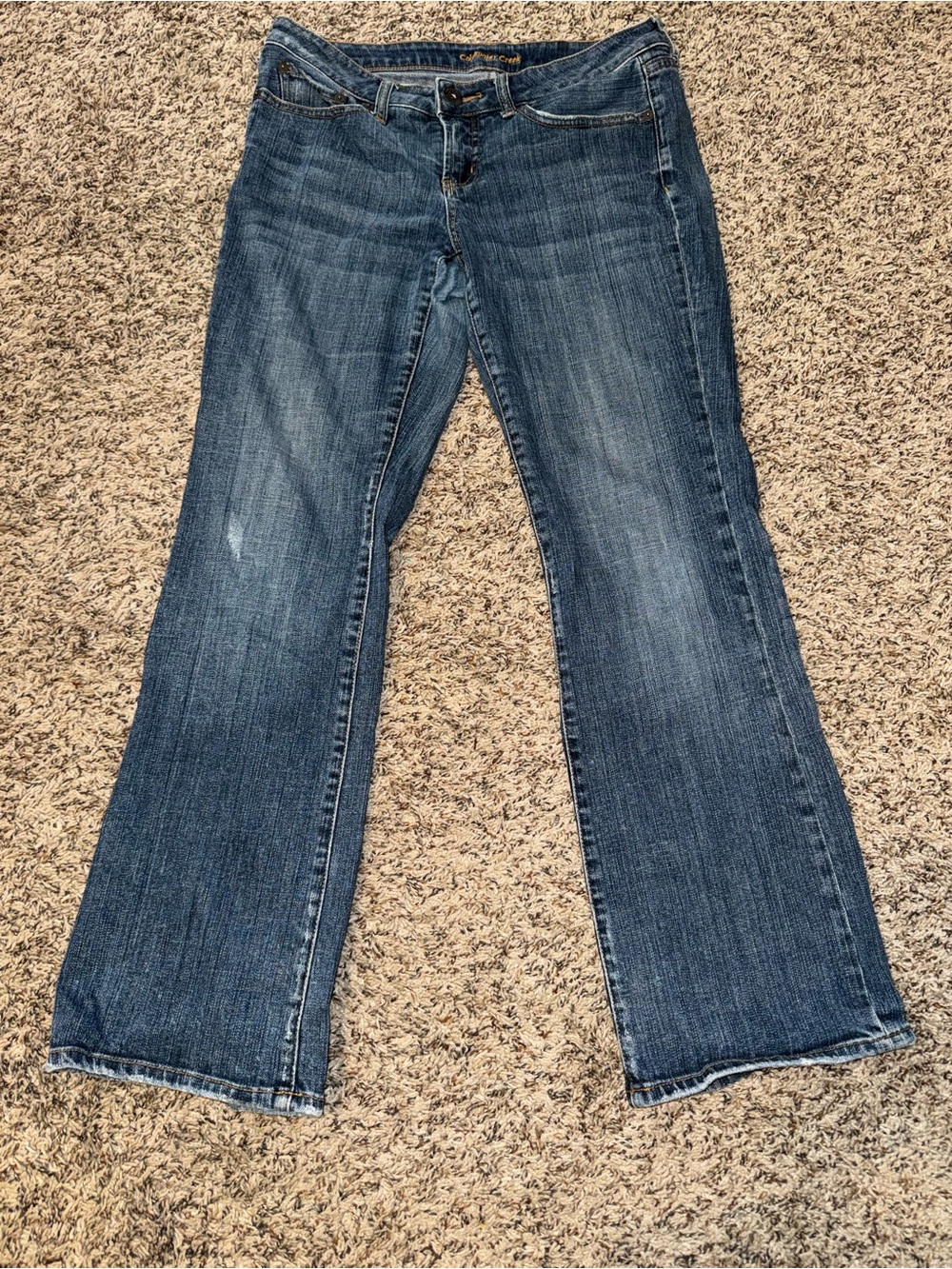 Coldwater Creek Women's Dark Blue Flare Jeans